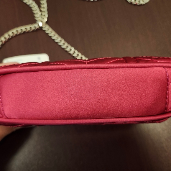 NWT Guess Pink/Gold Jewel Mini Flap Clutch Purse - Picture 5 of 12